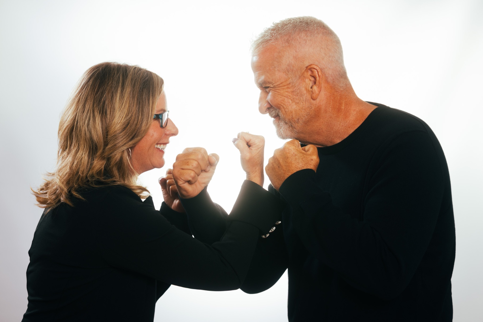 Tracey and Darrell studio duo shot — The Dixon Team