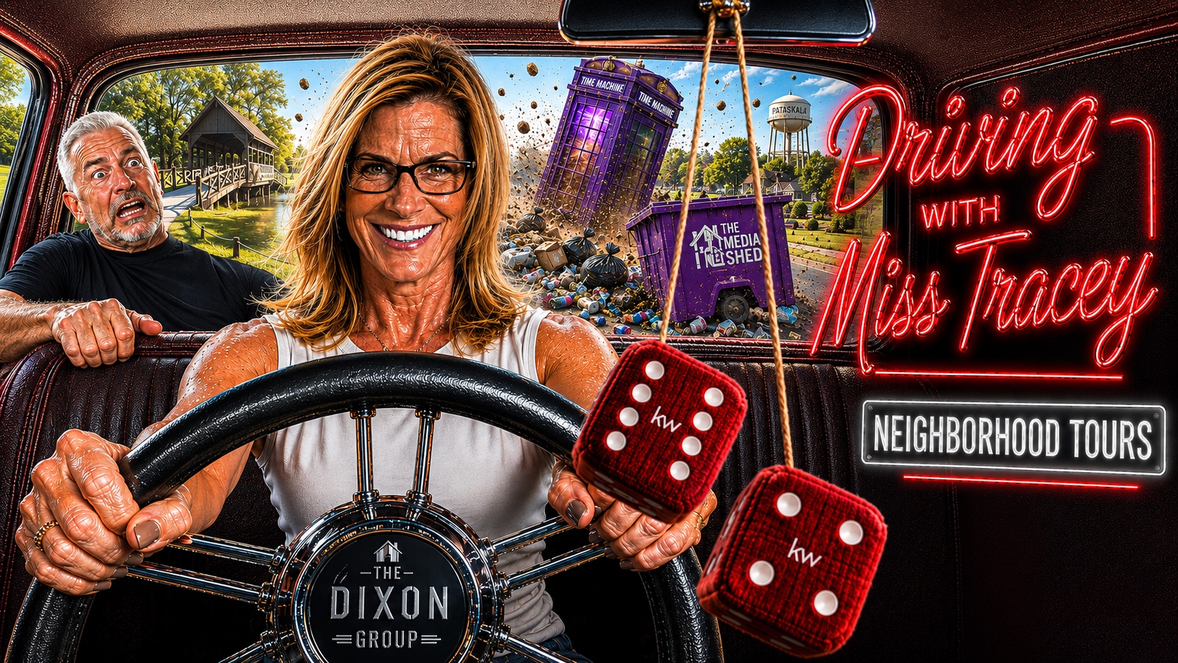 Driving with Miss Tracey — Neighborhood Tours key art